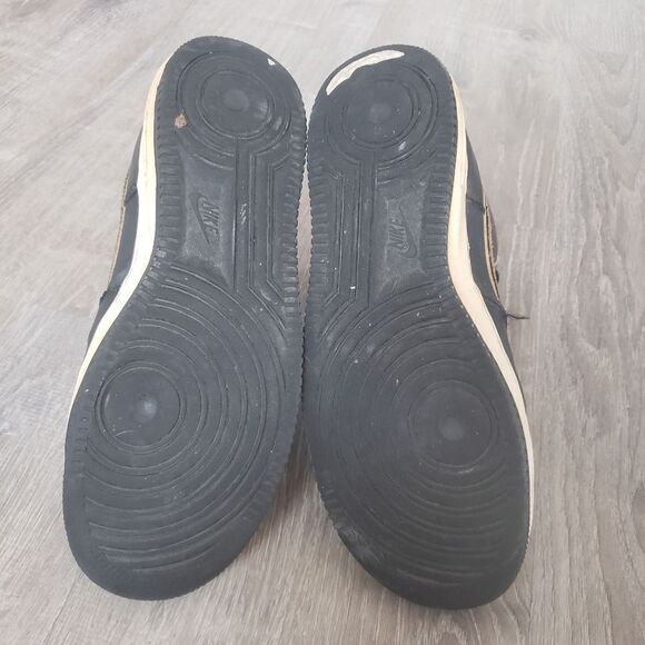 Nike NBA Air Force 1 '07 LV8 Sport High Metallic Gold Shoes Sneakers AV3938-001 - Picture 8 of 13